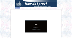 Desktop Screenshot of howdoipray.com